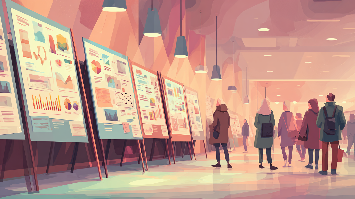 Poster scientifique : structure, design, pitch et erreurs fréquentes